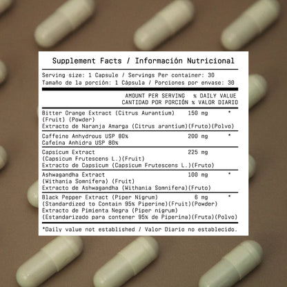 SLM® Soporte Energético Natural | Activa tu metabolismo y controla tu apetito
