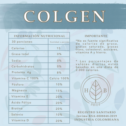 Colgen Hidrolizado en Gel caja x 30 sobres