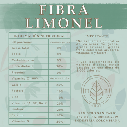 Limonel Fibra Caja x 30 sobres